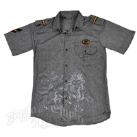 rasta button down shirts