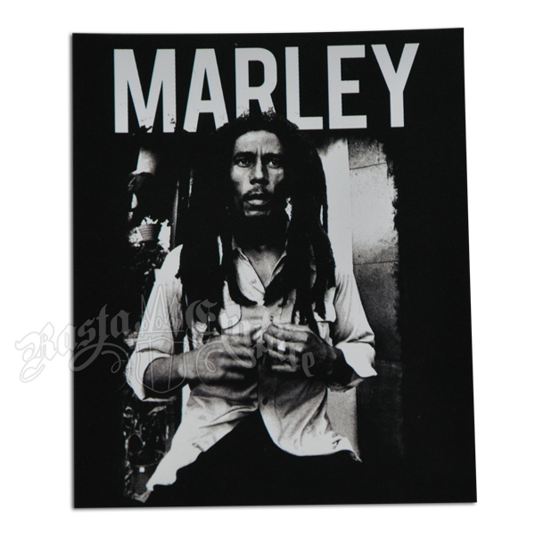 Bob Marley B&W Sticker @ RastaEmpire.com