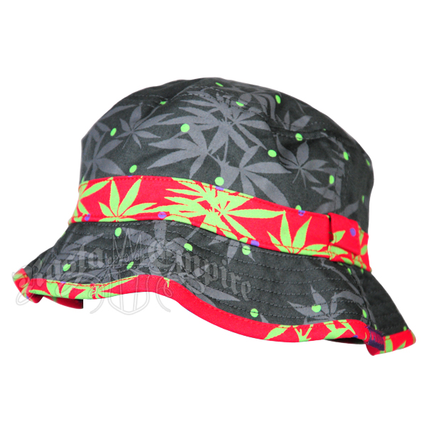 cannabis bucket hat