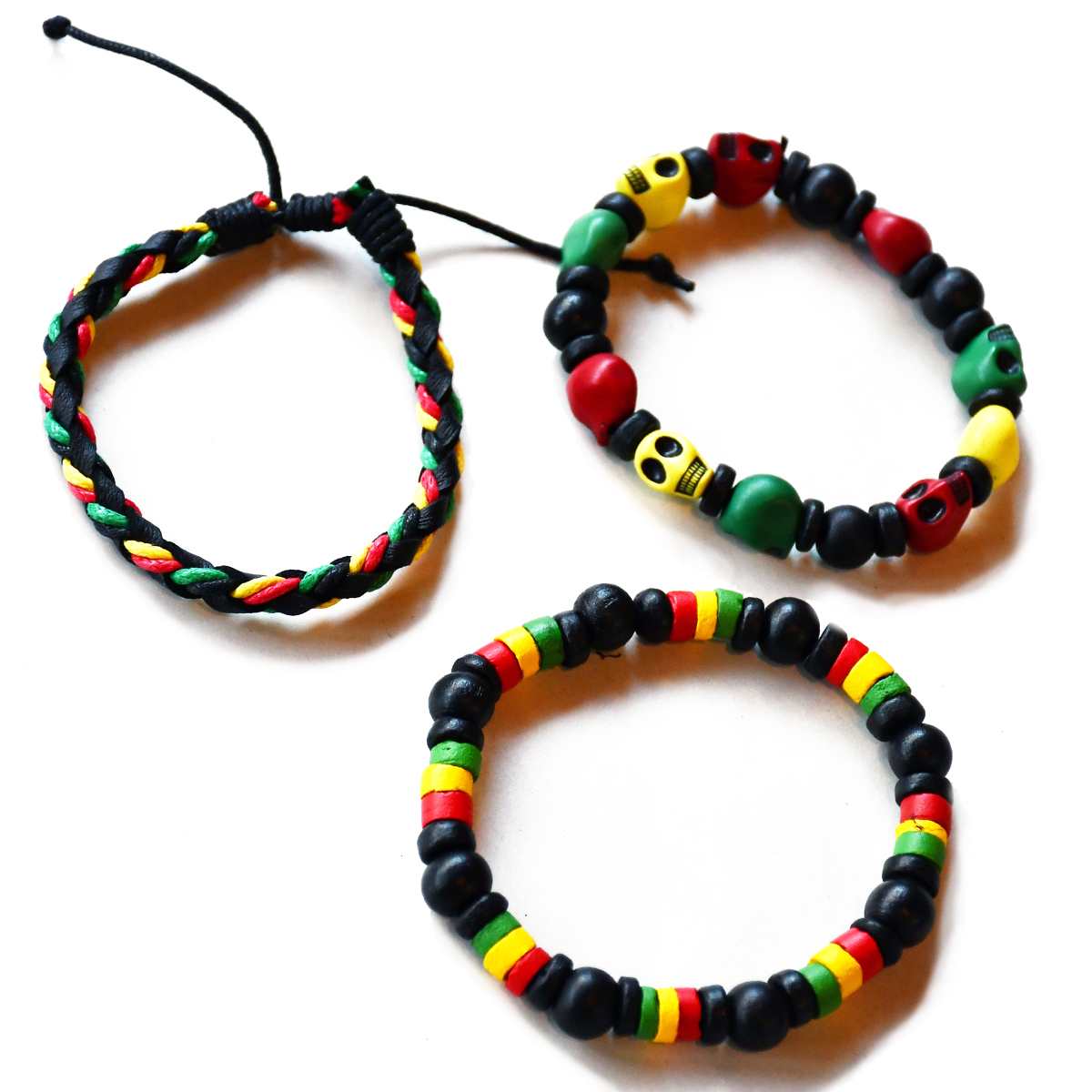 Multicolored African Beads For Hair Or Jewelry