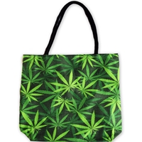 Weed Leaf Jute Bag