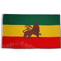 Rasta Lion Flag