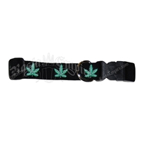 Pot / Weed Leaf Dog Collar