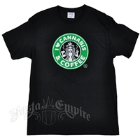Cannabis Coffee Black T-Shirt – Men’s